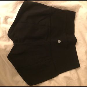 lululemon high rise shorts